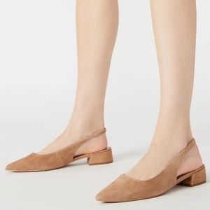 NEVER WORN Steve Madden SUEDE LEATHER POINTED TOE FLATS US 7